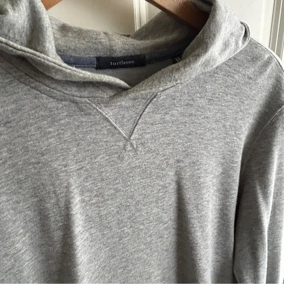 EUC Turtleson grey super soft hoodie. Size M. Perfect for layering. - Picture 3 of 13